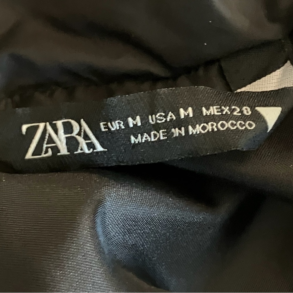 EUC Zara black/white check oversized jacket - Picture 8 of 10